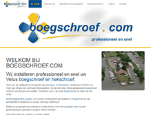 Tablet Screenshot of boegschroef.com